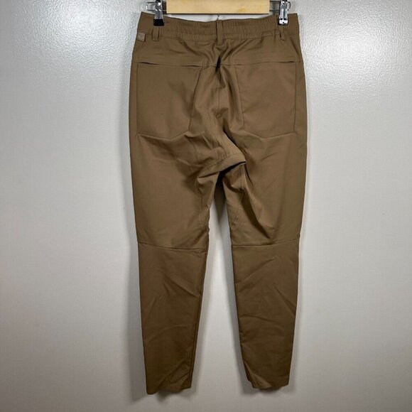 Lululemon Mile View Pant Mens Size 28 Frontier Brown Travel Work Water Repellent - Picture 2 of 12